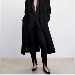 Mango Slim Split Hem Pants